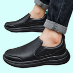 OrthoRelief™ Executive Performance Loafers – Supportive Leather Walking Shoes for Men