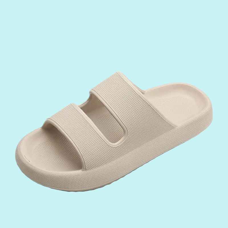 Orthorelief™ Cloud-Cushion Recovery Sandals – Non-Slip Thick Sole Orthopedic Slides for Plantar Fasciitis & Joint Relief