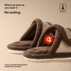 Orthorelief™ Silent-Step Fleece Slippers – Warm Non-Slip Indoor House Shoes