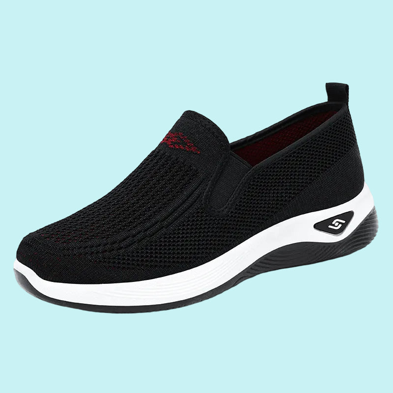 Orthorelief™ Hands-Free Flyknit Sneakers – Lightweight Breathable Slip-On Shoes for Women