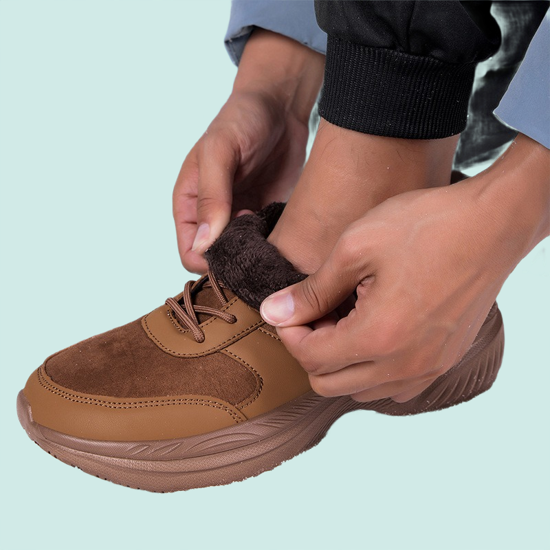 OrthoRelief™ Women Arctic-Align Thermal Trainers – Structural Stability & High-Response Wide-Chamber Cold-Proof Walking Shoes