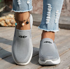 Orthorelief™ Hands-Free Flyknit Sneakers – Lightweight Breathable Slip-On Shoes for Women