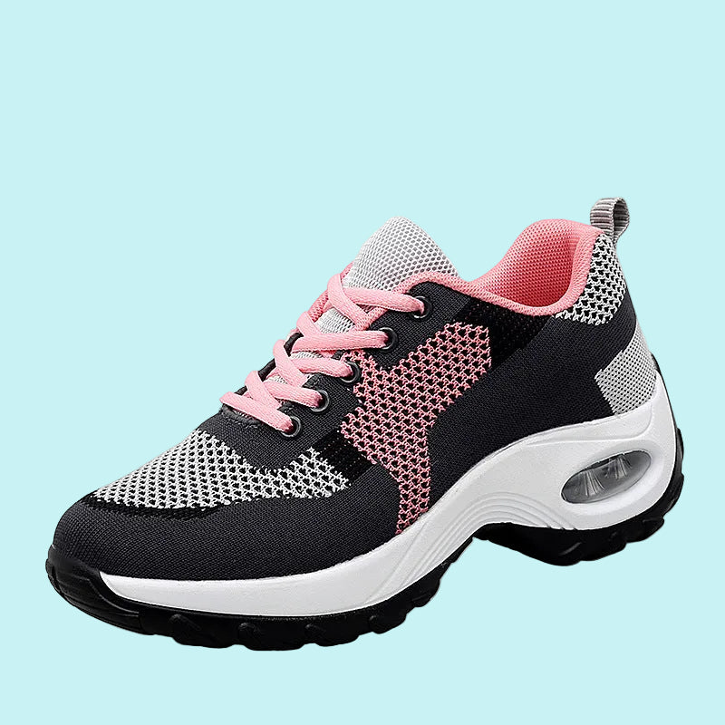 OrthoRelief™ Cloud-Step Air Cushion Sneakers – Breathable Mesh Slip-On with Ergonomic Support