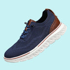 OrthoRelief™ Heritage Wide-Fit Loafers – Supportive Lightweight Mesh Walking Shoes for Men