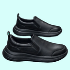 OrthoRelief™ Executive Performance Loafers – Supportive Leather Walking Shoes for Men