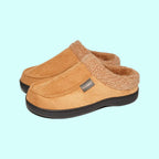 Orthorelief™ Men's Deep-Cushion Winter Slippers – Thick Fleece-Lined House Shoes with Grip