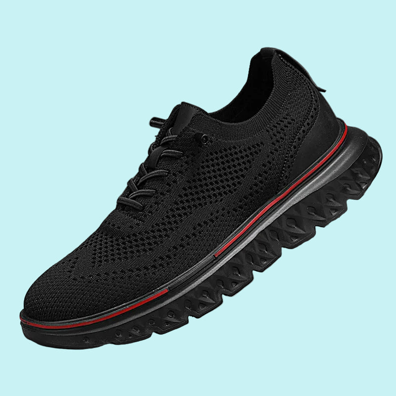 OrthoRelief™ Heritage Wide-Fit Loafers – Supportive Lightweight Mesh Walking Shoes for Men