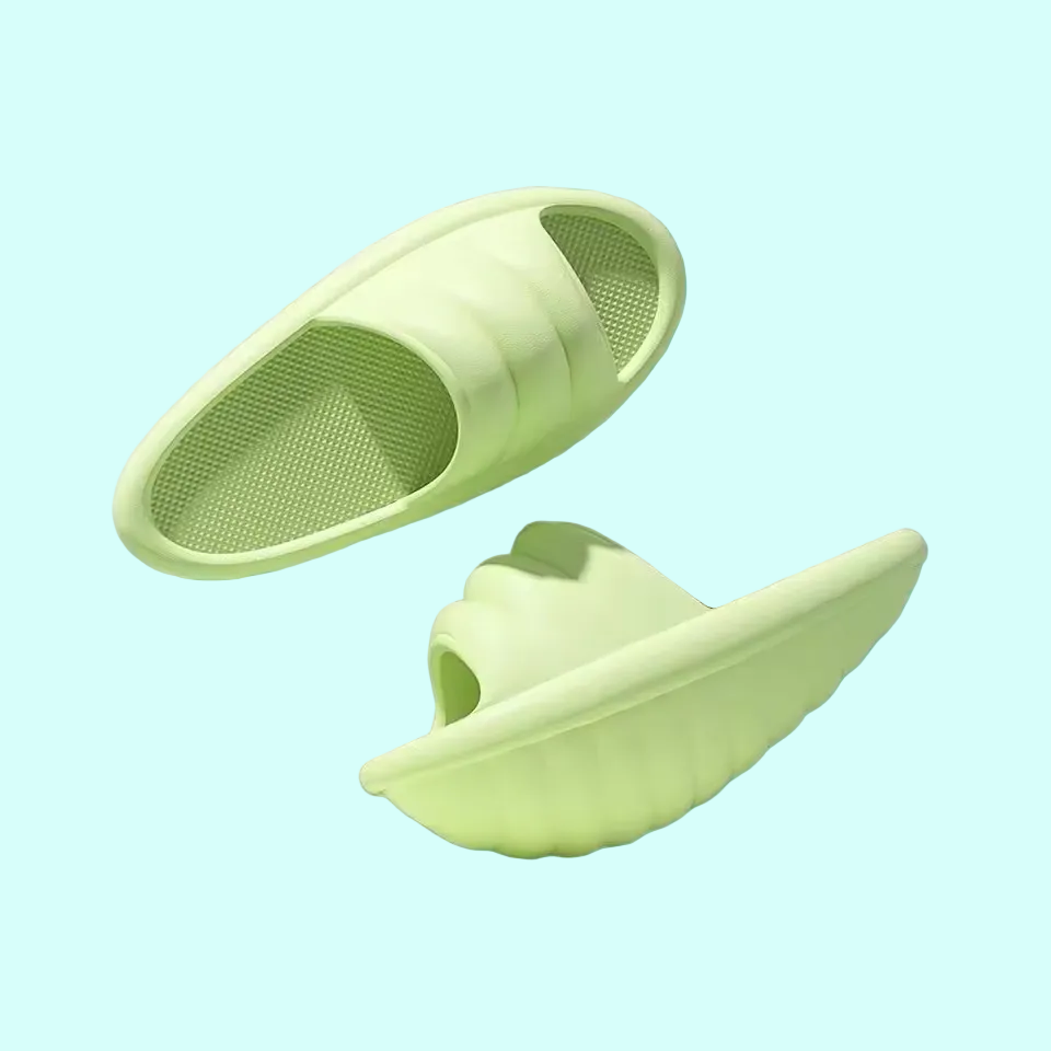 OrthoRelief™ Kinetic-Glide Comfort Slides – Ergonomic Rolling Sole Walking Sandals