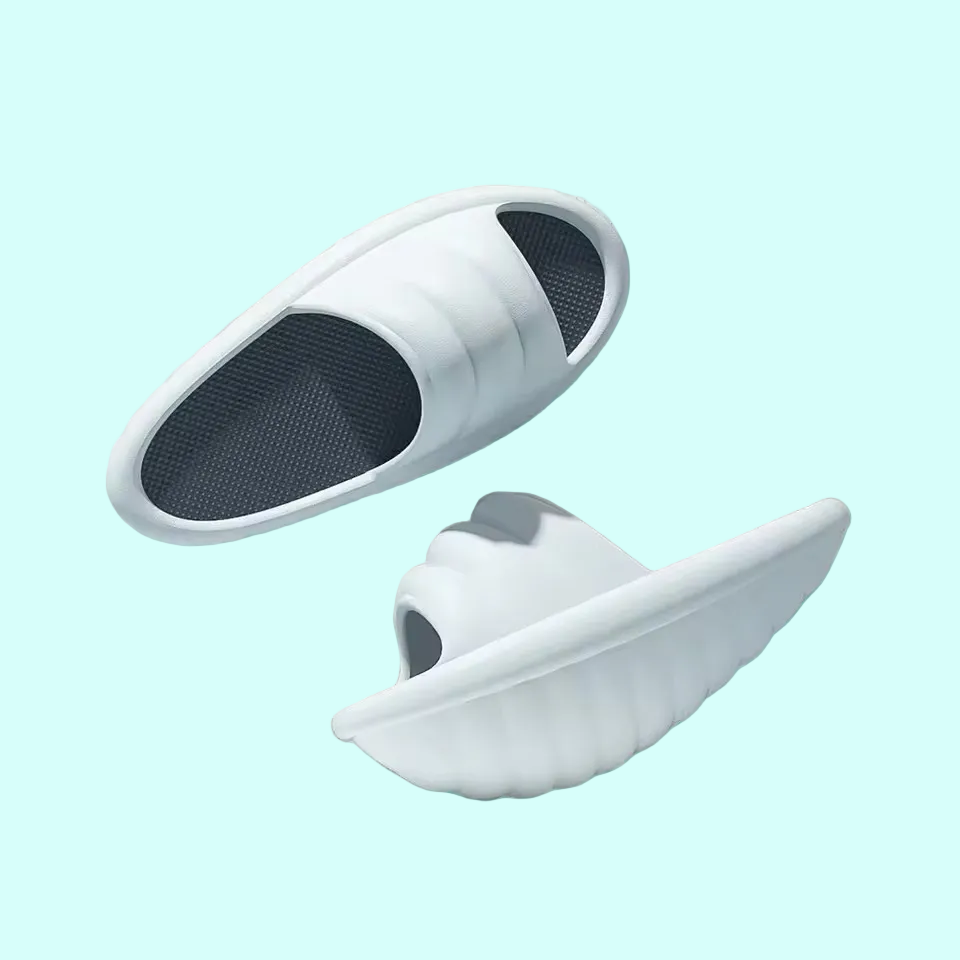 OrthoRelief™ Kinetic-Glide Comfort Slides – Ergonomic Rolling Sole Walking Sandals