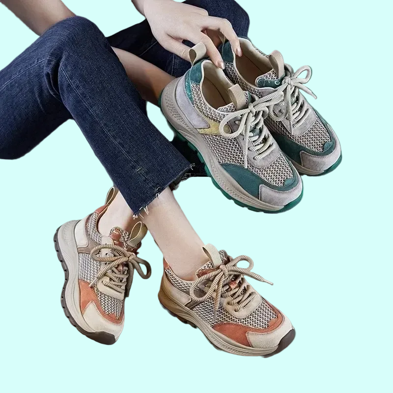 OrthoRelief™ Retro-Stride Performance Sneakers – Structural Stability & High-Response Impact-Neutralizing Walking Shoes