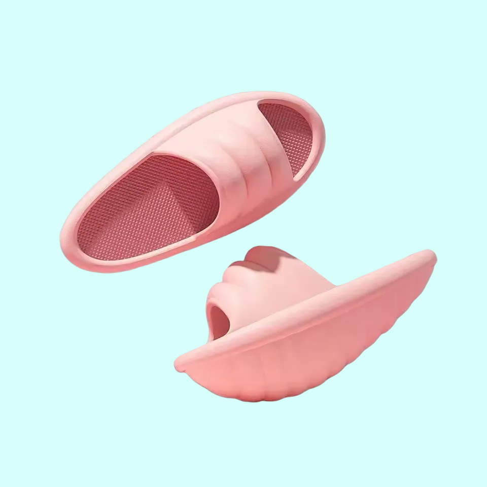 OrthoRelief™ Kinetic-Glide Comfort Slides – Ergonomic Rolling Sole Walking Sandals