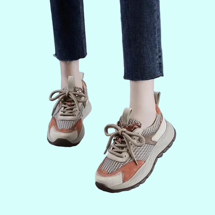 OrthoRelief™ Retro-Stride Performance Sneakers – Structural Stability & High-Response Impact-Neutralizing Walking Shoes