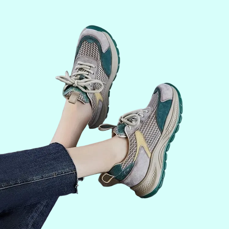 OrthoRelief™ Retro-Stride Performance Sneakers – Structural Stability & High-Response Impact-Neutralizing Walking Shoes