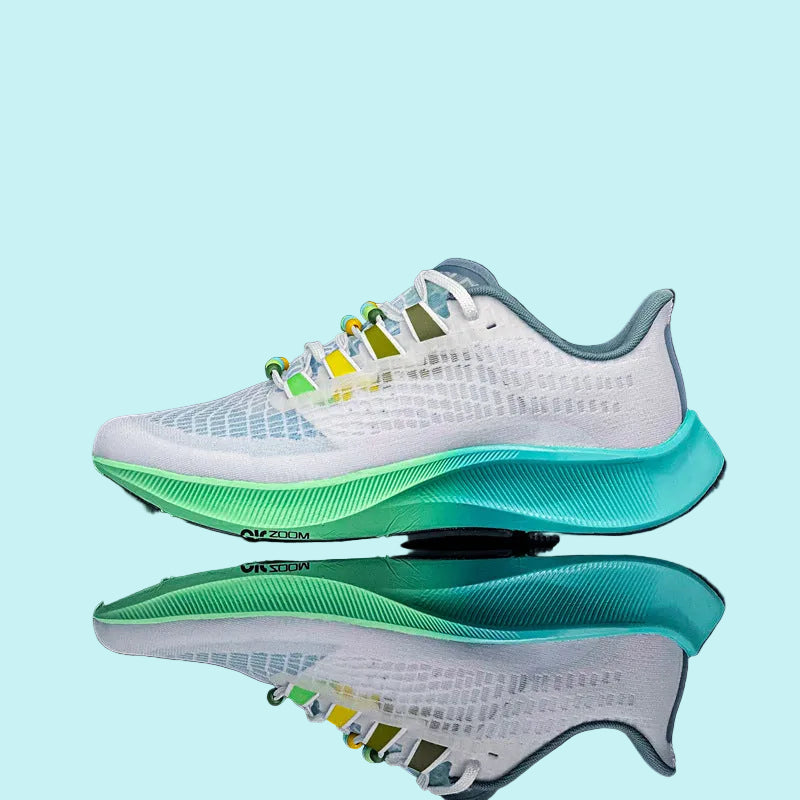 OrthoRelief™  Elite Marathon Runner – Genuine Leather Breathable Performance Sneaker.