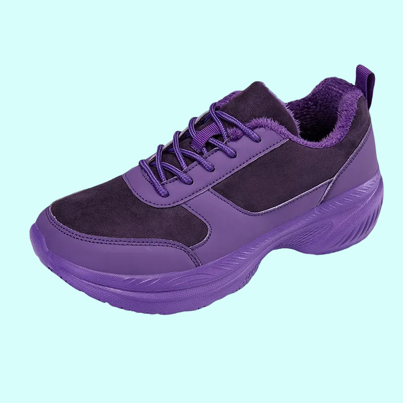 OrthoRelief™ Women Arctic-Align Thermal Trainers – Structural Stability & High-Response Wide-Chamber Cold-Proof Walking Shoes