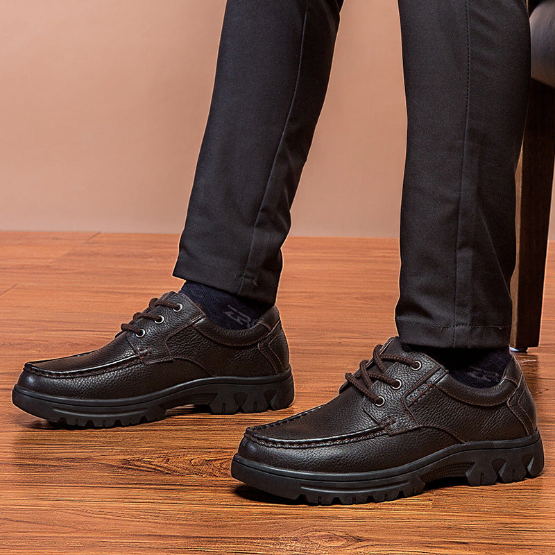 OrthoRelief™ Heritage-Grip Leather Shoes – Structural Equilibrium & Professional-Grade Impact-Dampening Leather Shoes