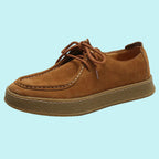 OrthoRelief™ Heritage Suede Runner – Premium Genuine Leather British-Style Casual Sneaker