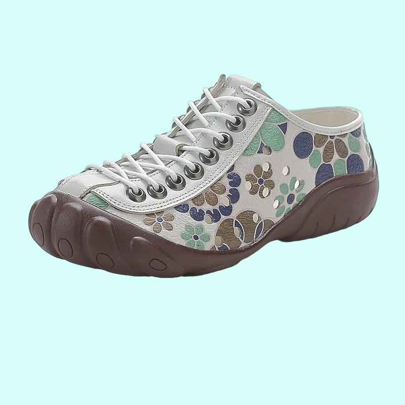 OrthoRelief™ Artisan-Print Wellness Sneakers – Supportive Lightweight Walking Shoes