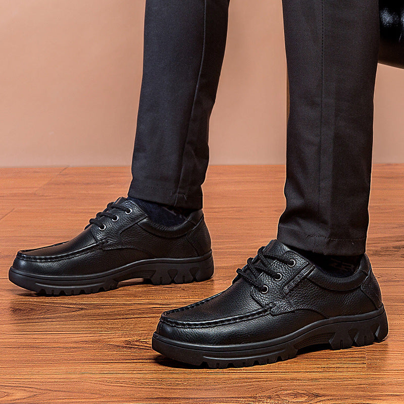 OrthoRelief™ Heritage-Grip Leather Shoes – Structural Equilibrium & Professional-Grade Impact-Dampening Leather Shoes