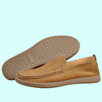 OrthoRelief™ Heritage Men's Hand-Stitched Leather Loafers – Premium First-Layer Cowhide & High-Traction Ergonomic Walking Shoes