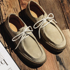 OrthoRelief™ Heritage Suede Runner – Premium Genuine Leather British-Style Casual Sneaker