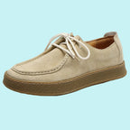 OrthoRelief™ Heritage Suede Runner – Premium Genuine Leather British-Style Casual Sneaker