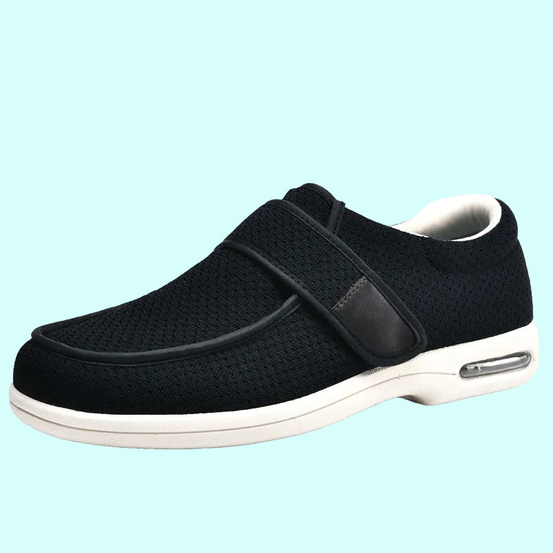 OrthoRelief™ Adaptive Comfort Walking Shoes – Wide-Opening Secure Strap Support for All-Day Wellness